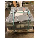 22 Boxes of MSI Sanford Ivory 16 in. x 32 in. Matte Porcelain Stone Look Floor and Wall Tile (14 sq. ft. /Case)   Customer Returns See Pictures