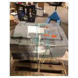 22 Boxes of MSI Sanford Ivory 16 in. x 32 in. Matte Porcelain Stone Look Floor and Wall Tile (14 sq. ft. /Case)   Customer Returns See Pictures