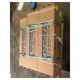 8 Boxes of   Cap A Tread Sterling Oak 47 in. L x 12.15 in. W x 2.28 in. T Vinyl Stair Tread and Reversible Riser Kit  Customer Returns See Pictures