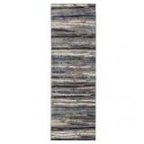 Home Decorators Collection Shoreline Multi 2 ft. x 7 ft. Striped Runner Rug   Customer Returns See Pictures