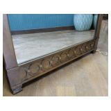 Solid Dark Wood Decorative Mirror - Almost 4 feet tall!