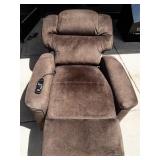 SLUMBERLAND - Super Sagless Corp. Mechanism - Brown Electric Lift Recliner - Very Good Condition