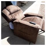 SLUMBERLAND - Super Sagless Corp. Mechanism - Brown Electric Lift Recliner - Very Good Condition