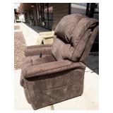 SLUMBERLAND - Super Sagless Corp. Mechanism - Brown Electric Lift Recliner - Very Good Condition