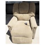 SLUMBERLAND - Super Sagless Corp. Mechanism - Grey Electric Lift Recliner - Very Good Condition