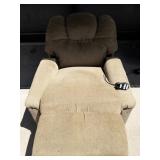 SLUMBERLAND - Super Sagless Corp. Mechanism - Grey Electric Lift Recliner - Very Good Condition