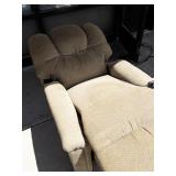 SLUMBERLAND - Super Sagless Corp. Mechanism - Grey Electric Lift Recliner - Very Good Condition