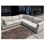 Mid Century Checkered Two Piece Sectional -Great Condition