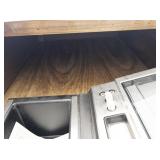 1978 MAGNAVOX AM/FM, Record Player, Cassette Eight Adaptor, Stereo Console Table ***Works Great!***