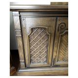 1978 MAGNAVOX AM/FM, Record Player, Cassette Eight Adaptor, Stereo Console Table ***Works Great!***