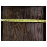 Vintage Two Drawer Wooden Console Table with Nesting seats/stools.