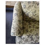 KING HICKORY - Two Floral Pattern Loveseat Couches