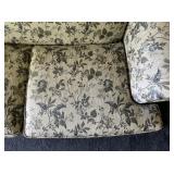 KING HICKORY - Two Floral Pattern Loveseat Couches