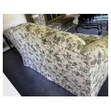 KING HICKORY - Two Floral Pattern Loveseat Couches