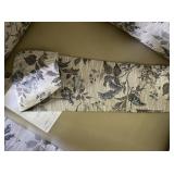 KING HICKORY - Two Floral Pattern Loveseat Couches