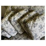 KING HICKORY - Two Floral Pattern Loveseat Couches