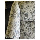 KING HICKORY - Two Floral Pattern Loveseat Couches