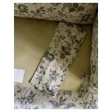 KING HICKORY - Two Floral Pattern Loveseat Couches
