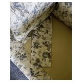 KING HICKORY - Two Floral Pattern Loveseat Couches