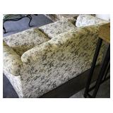 KING HICKORY - Two Floral Pattern Loveseat Couches