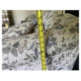 KING HICKORY - Two Floral Pattern Loveseat Couches