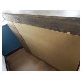 Solid Wooden Decorative Mirror with Three Shelves for Vanity/Dresser