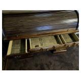 Vintage Rolltop Desk with Locks & Keys
