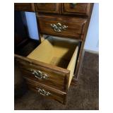 Vintage Rolltop Desk with Locks & Keys