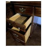 Vintage Rolltop Desk with Locks & Keys