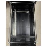 Black Metal 4 Drawer Filing Cabinet - Excellent Condition! Locks!