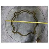 Round Coffee Table - THICK Glass Top