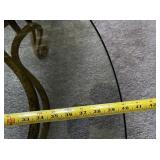 Round Coffee Table - THICK Glass Top