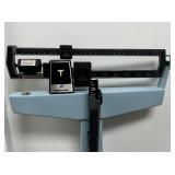 Vintage Blue Health O Meter Scale