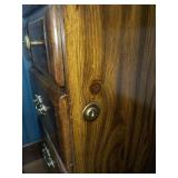 Vintage Rolltop Desk with Locks & Keys