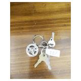 Vintage Rolltop Desk with Locks & Keys