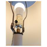 Vintage 30" KEEDER Lamp Holder & Shade