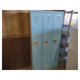 Three Door Locker Unit, 36x12x72...