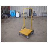 Yellow Push Cart, 25.5"x24" Base...