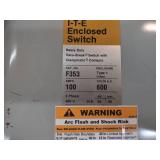 ITE 100 Amp Switch Box...