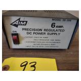 Aim Model 38-386 DC Power Supply...