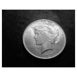 1923 Peace Silver Dollar