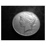1925 S Peace Silver Dollar