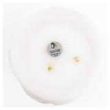 FENTON 8" Rosalene Satin Daffodil Vase