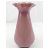 FENTON 7" Rose Quartz Sand Carved Vase: Little Girl Blowing Dandelions ***LIMITED EDITION #496/1500***