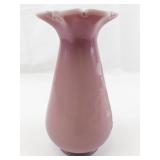FENTON 7" Rose Quartz Sand Carved Vase: Little Girl Blowing Dandelions ***LIMITED EDITION #496/1500***