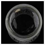 FENTON 6" San Toy Etched Leaf Design Vase.