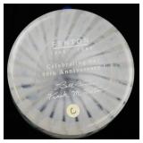 FENTON 9" Poppy Spiral Optic "90th Anniversary" Hand painted Pitcher. -Measures: 9.5x7.5