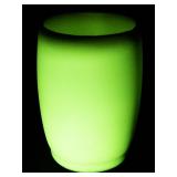 FENTON 4.5" Burmese Hand Painted Raspberry Vine Vase.