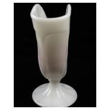 FENTON 7" Roselene Panelled Fan Vase.