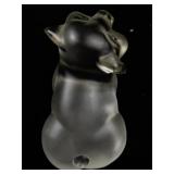 FENTON Sitting Pig Figurine.